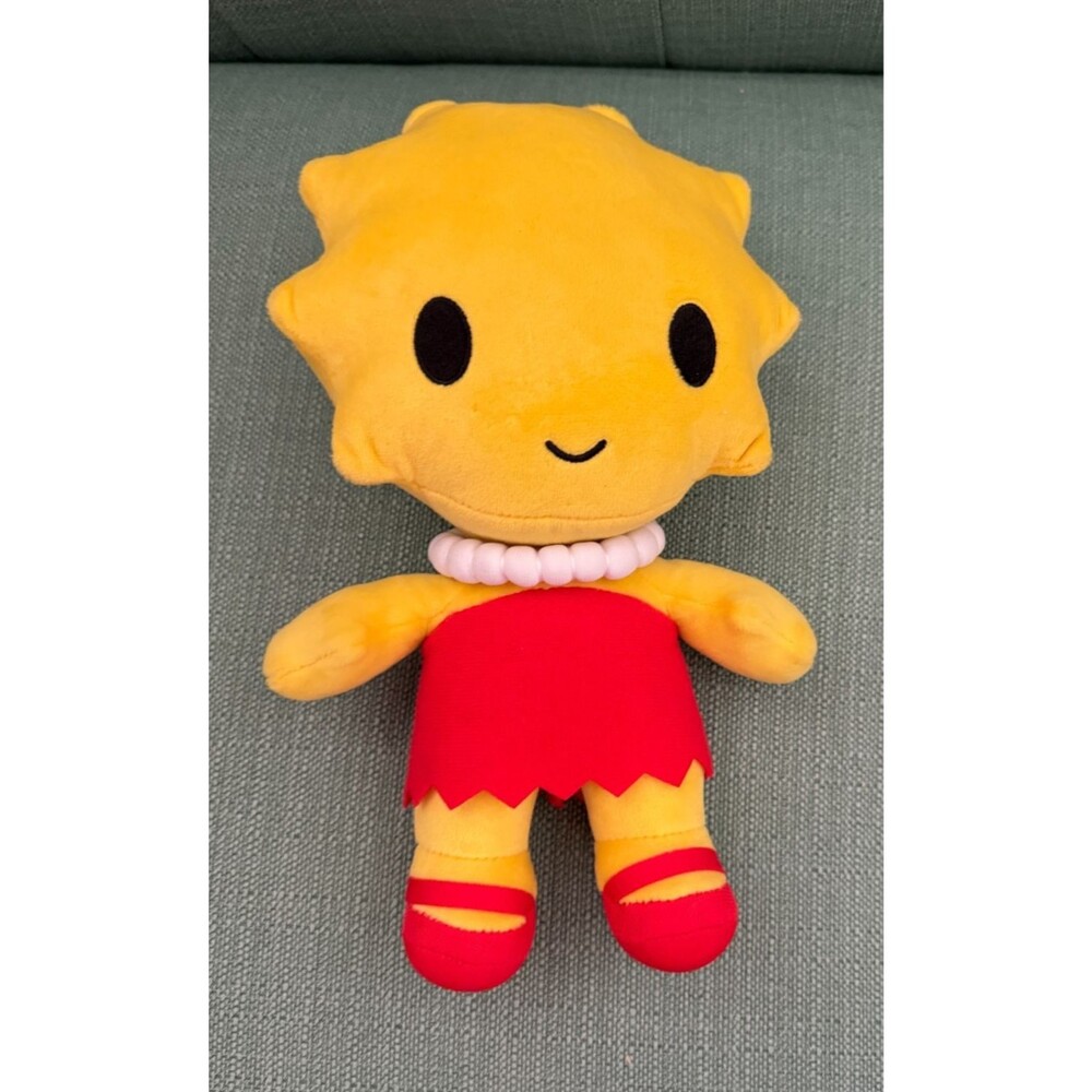 The Simpsons Lisa Plush Doll 10" Stuffed Toy Universal Studios Collectible Cute